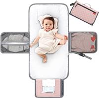 Lekebaby Baby Travel Changing mat Portable Changing mat Travel Nappy Changing mat Portable