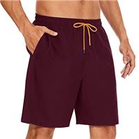 YUTYTH Mens Swimming Shorts Swim Trunks Waterproof Quick Dry Beach Shorts Surfing Board Shorts with Mesh Liner and Pockets