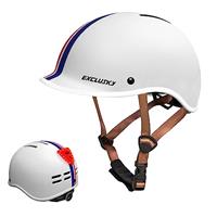 Exclusky Bike Helmet with USB Rechargeable Rear Light, Adult