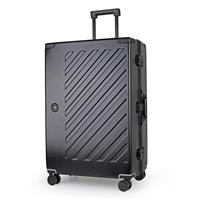 JLY 100% Polycarbonate Zipperless Luggage, Double TSA Locks Hardshell Suitcase with 4 Spinner Wheels, Aluminium Handle, Cabin Carry On, Flight Checked Travel Case
