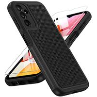 FNTCASE for Samsung A14 Phone Case: Dual Layer Shockproof Drop Protection Case - Galaxy A14 4G/5G 360 Military Grade Protective Mobile Phone Cover Rugged Matte Heavy Duty Slim TPU Aesthetic Cases