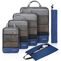 Prezon Compression Packing Cubes, Luggage Organiser Set, Extensible Suitcase Organiser, Packing Orga