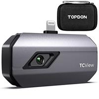 TOPDON TC002 Thermal Imaging Camera for iOS, Infrared Thermal Imager for iPhone & iPad, 256x192 IR Resolution, 40mk Heat Sensitivity, Improved Testing Range of -20 to 550, Accurate Down To 0.1