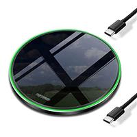 20W Fast Wireless Charger Pad,Wireless Charging Station Compatible with iPhone 14/13/12/11/Plus/Pro/Mini/XS/X/8,Air Pods Pro/3/2;VNBBT Charge Mat for Samsung Galaxy S23/S22/Note & Galaxy Buds
