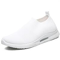 MGNLRTI Mens Trainers Running Shoes Lightweight Slip on Sneakers Gym Fashion Walking Shoes