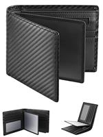 GSG SINCE 1998 Men's Wallets Slim Genuine Leather RFID Blocking Wallet Wallets for Men UK with Coin Pocket, 14 Card Slots, 2 Banknote Compartments, 2 ID Windows,Mens Wallets with Gift Box 22102