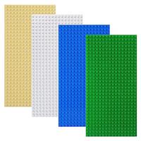 shineFinder base Plates Compatible with Lego, Baseplate 5"x10" with 16 x 32 stud board