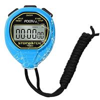 FCXJTU Simple Digital Sports Stopwatch Timer, No Bells, No Clock, No Alarm, Simple Basic Operation, Silent, ON/Off, Pure Waterproof Stopwatch for Swimming Running Training Kids Coaches Referees Teachers