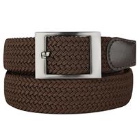 Bluecton Mens Plus Size Belt Golf Braided Stretch Black Big&