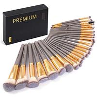 MAANGE Makeup Brush Set 25 Pcs Professional Makeup Brushes Premium Synthetic Face Powder Foundation Blush Eyeshadow Contour Lip Concealer Brush