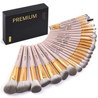 MAANGE Makeup Brush Set 25 Pcs Professional Makeup Brushes Premium Synthetic Face Powder Foundation Blush Eyeshadow Contour Lip Concealer Brush