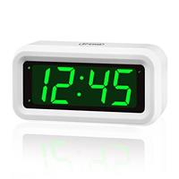 KWANWA Cordless Digital LED Alarm Clock With Big 1.2'' LED Time Display,AA Battery Operated Only,Can