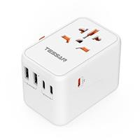 International Travel Adapter with USB C