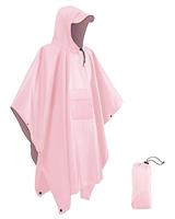 Victoper Waterproof Poncho Adult, Reusable Rain Poncho Adult Waterproof Poncho Waterproof Adult Lightweight Waterproof Raincoat for Outdoor Hiking Camping Cycling Traveling