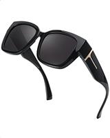 SIPHEW Fit Over Sunglasses Mens Womens Polarised, Wear Over Glasses Sunglasses Ladies Sun Spectacles for Driving Walking Sport UV400 Protection