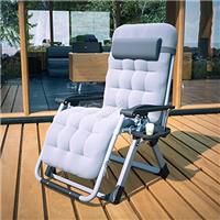 BIRCHTREE Sun Recliner Adjustable Folding Lounge With Thick Cushion Foot Cover Patio Deck Cup Drink Holder Garden Beach Textilene Head Rest Chairs