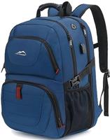 PROETRADE Extra Large Backpack 50L Fits 17Inch Laptop Travel Backpack Work Bag School Anti Theft Rucksack Fits with USB Charging Port