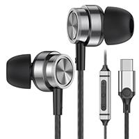 USB C Headphones for Samsung Galaxy S23 Ultra S22 S21 FE S20 A53, USB C Earphones with microphones type c in ear headphones wired Earphones Compatible with ipad Pro 2022/2021,Pixel 7/6/5/4 and etc