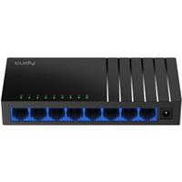 Cudy GS108D 8-Port Gigabit Unmanaged Ethernet Switch, Rj45 Ports, 802.3az Energy Saving, Plug and Play, Fanless Design