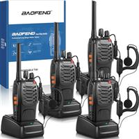 Walkie Talkie,Two Way Radio 16 Channels Long Range Walkie Talkies with USB Charger and Earpieces