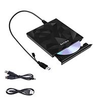 Antika External CD DVD Drive TypeC USB 3.0 Extended Cable Power Line Portable DVD Player CD/DVD +/-RW Burner Reader for Laptop Desktop PC Apple Mac Macbook Pro Windows 11/10/8/7