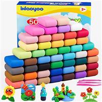 Ixiaoyoo Air Dry Clay, Modelling Clay for Kids, 64 Colors DIY Molding Magic Clay for with Tools, Soft & Non-Sticky, Toys Gifts for Age 3 4 5 6 7 8+ Years Old Boys Girls Kids