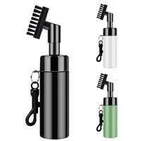FUZVOL Golf Club Brush Groove Cleaner with Built-in Water Spray and Hook, Groove Cleaning Brush for Golf Ball Club Wet Scrub, Ball Cleaner with Extrusion Water Bottle, Gift for Men