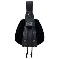 HiiFeuer Medeival Faux Leather Pouch, Portable Drawstring Pu