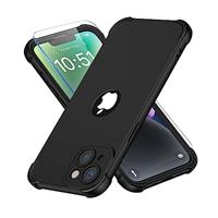 ORETECH for iPhone 14 Case 6.1 inch, with [2 Pack Screen Protector] [Camera Lens Guard] [15FT Military Grade Drop Test] 360 Shockproof Slim Fit Design Rubber Bumper Phone Cover