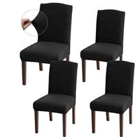 Granbest High Stretch Dining Chair Slipcovers, Universal Fit Jacquard Parson Dining Chair Covers, Removable Chair Protectors for Dining Room, Kitchen, Restaurant and Hotel