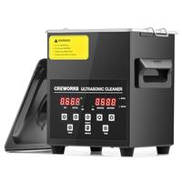 CREWORKS Digital Ultrasonic Cleaner Machine with Degas and Gentle Mode