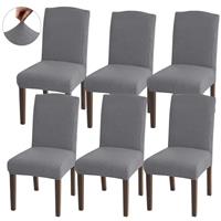Granbest High Stretch Dining Chair Slipcovers, Universal Fit Jacquard Parson Dining Chair Covers, Removable Chair Protectors for Dining Room, Kitchen, Restaurant and Hotel