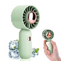 JYPS Portable Hand held Fan, Powerful Mini USB Fan with Rech