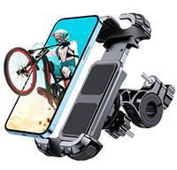 Rolgno Bike Phone Holder, [Secure Lock] & Detachable Motorbi