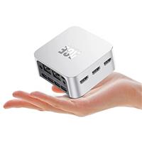 ACEMAGICIAN T8Plus Mini PC, 12th Gen Intel Alder Lake N95 (up to 3.40Ghz), 8GB DDR4 256GB M.2 SSD Mini Desktop PC with Dual Ethernet/4K HDMI*3, 2,4/5 G WiFi,BT4.2 for home theatre/office/school