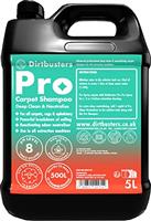 Dirtbusters Car Shampoo Wax, Deep Cleaning Wash With A Carnauba Waxed Glossy Shine Finish, To Clean Detail All Vehicle Exteriors, PH Neutral Coconut Fragrance 5L