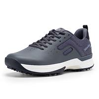 FitVille Mens Golf Shoes Extra Wide Fit Casual Sneakers Water Resistant Non Slip Outdoor Spiked Trainers for Golf Training