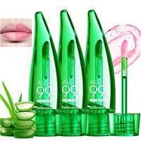 Aloe Vera Lip Gloss, Long Lasting Nutritious Lip Balm Moisturizing Aloe Vera Lip Oil for Lip Treatment and Dry Lips, Color Changing Lipstick Tinted Lip Balm Set