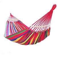 GOCAN Brazilian Double Hammock 2 0r 1 Person Extra Large Canvas Cotton Hammock for Patio Porch Garden Backyard Outdoor and Indoor