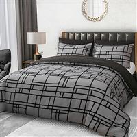 Pamposh Duvet Cover Sets - Double Brushed Microfibre Bedding Sets With Zipper Closure, Ultrasoft, Hypoallergenice Non Iron Luxury Duvet Set