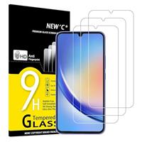 NEW'C 3 Pack Designed for Samsung Galaxy A36 5G Screen Protector Tempered Glass,Case Friendly Ultra Resistant