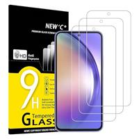 NEW'C 3 Pack Designed for Samsung Galaxy A72 / A72 5G Screen Protector Tempered Glass, Case Friendly Anti Scratch Bubble Free Ultra Resistant