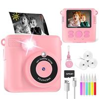 Instant Print Kids Camera for Girls Boys with Printing Photo Paper