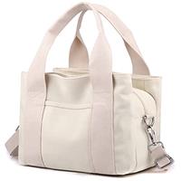 zhongningyifeng Canvas Women Tote Bag Casual Top Handle Satc