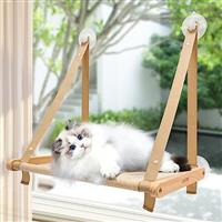 CATISM Foldable Cat Window Bed Hammock up to 20 kg, Reinforced Cat Window Perch with Strong Suction Cup