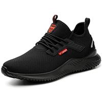 Steel Toe Cap Trainers Mens Work Safety Trainers Womens Lightweight Safety Shoes Cushioning Comfortable Breathable Non Slip