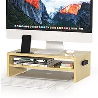 BONTEC Wood Monitor Stand Riser,