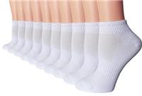 FORMEU Women's 6 and 10 Pairs Moisture Wicking Trainer Socks Girls Cotton Sports Socks Nonslip Ankle Athletic Socks Size 4-8