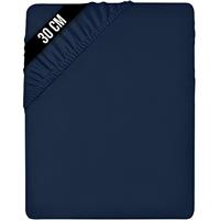 Utopia Bedding Fitted Sheet - 12 Inch (30cm) Deep - Easy Care - Soft Brushed Microfibre Fabric - Shrinkage and Fade Resistant - Bottom Sheet