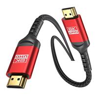 ALLEASA 8K HDMI Cable, Ultra 48Gbps High Speed 10M HDMI Cable, 10M hdmi Cable -4K@120Hz 8K@120Hz, eARC, HDR10, DTS:X, HDCP 2.2 & 2.3, Compatible with PS4/5,Blu-ray, Monitor,PC